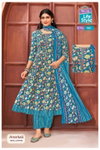 Anarkali Vol 9 By Mcm Readymade Cotton Printed Kurti With Bottom Dupatta Best Wholesale Shop In Surat